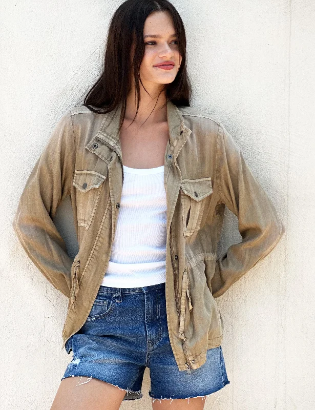 Ava Jacket Toggled Jacket Drawstring Jacket Belted Jacket