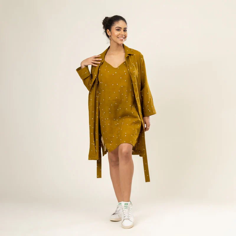 BANDHINI JACKET SET Herringbone Jacket Checkered Jacket Solid Jacket