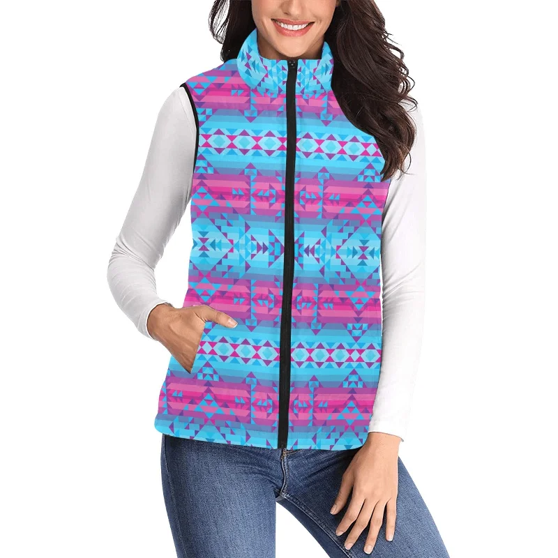 Cool Frost Women's Padded Vest Jacket Rayon Jacket Velvet Jacket Corduroy Jacket