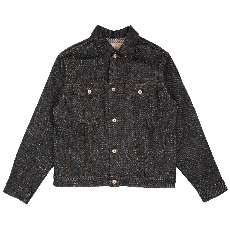 Denim Jacket - Elephant   13   -   Red  Core Nylon Fabric Polyester Fabric Spandex Fabric