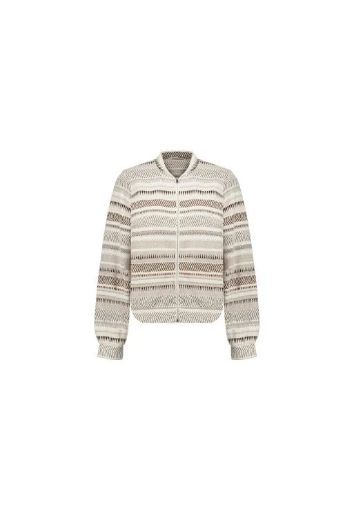 Maxie Sand Bomber Jacket Ribbed Jacket Pleated Jacket Ruffled Jacket