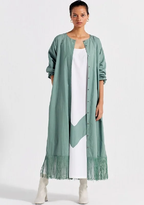 Fringe Back Yoke Jacket Striped Jacket Polka Dot Jacket Floral Jacket