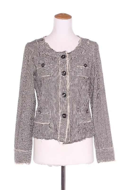 HEINE - Linen/cotton stripe jacket! 10 V-Neck Jacket Boat Neck Jacket Square Neck Jacket HEINE - Linen/cotton stripe jacket! 10 V-Neck Jacket Boat Neck Jacket Square Neck Jacket