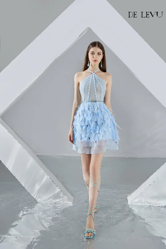 Helani Mini Dress Fashionable Mini Dress with Pockets