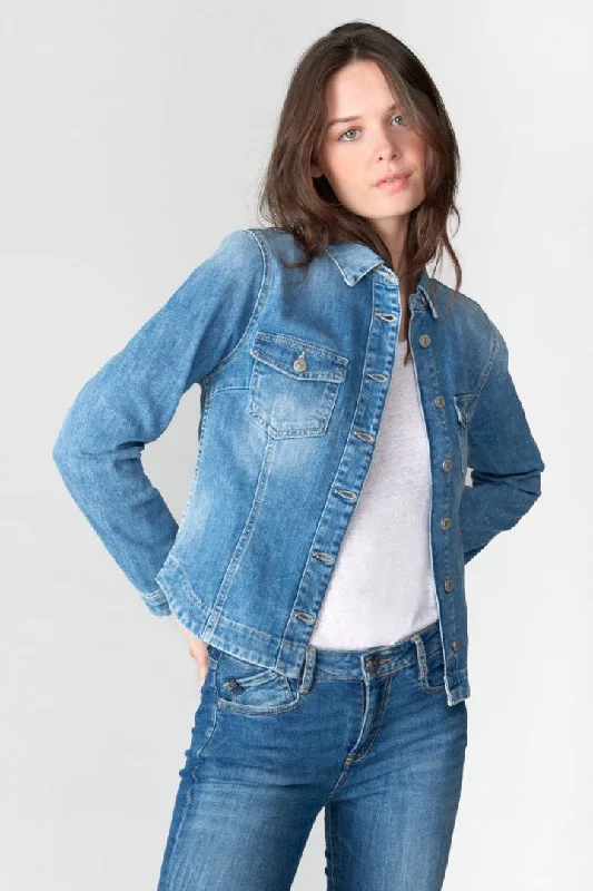 LT Lilly Blue Jacket Print Jacket Jacquard Jacket Patchwork Jacket