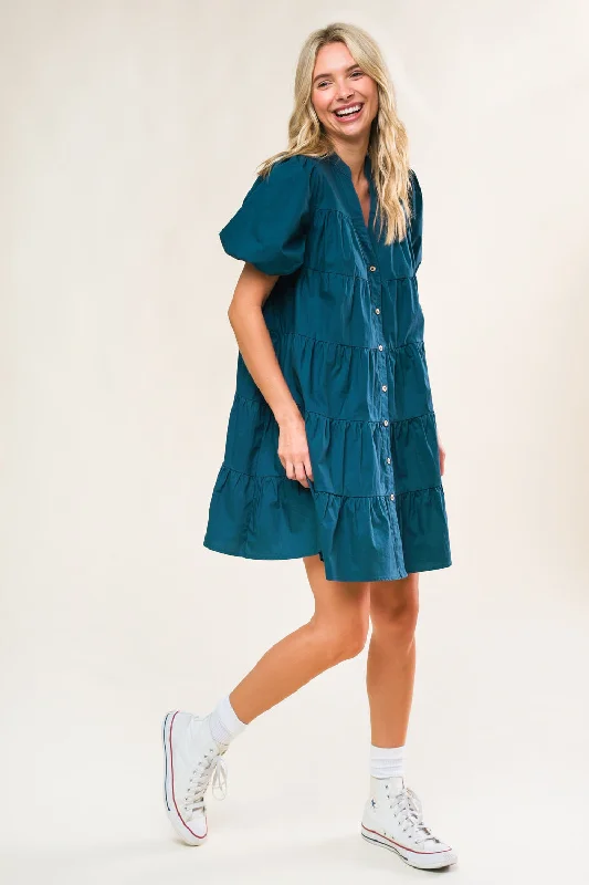 MISS AMERICAN PIE WOVEN MINI DRESS Stylish Floral Print Mini Dress