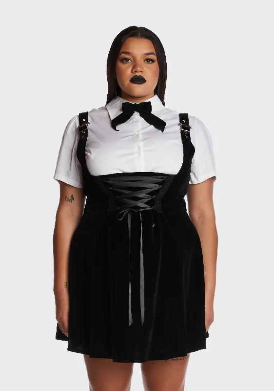 Plus Moonlit Maven Mini Dress Modern Satin Mini Dress