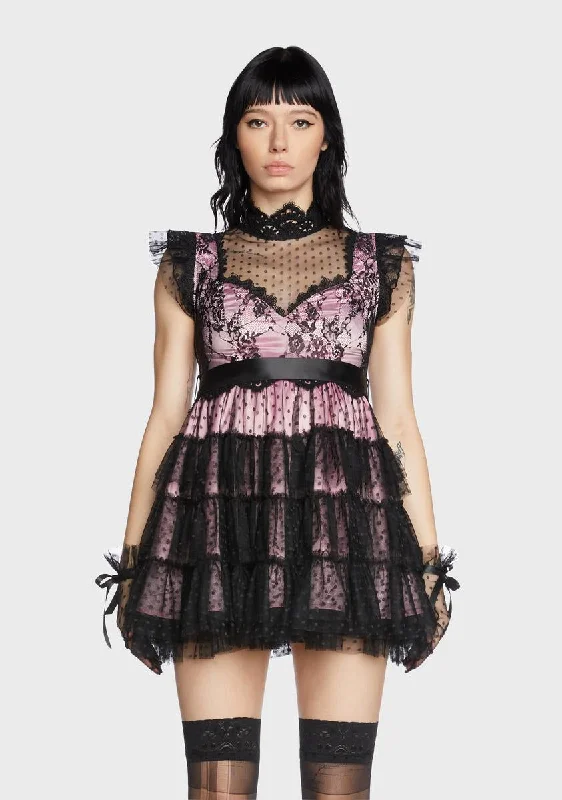 Rehearsal Party Mini Dress Casual High-Waist Mini Dress