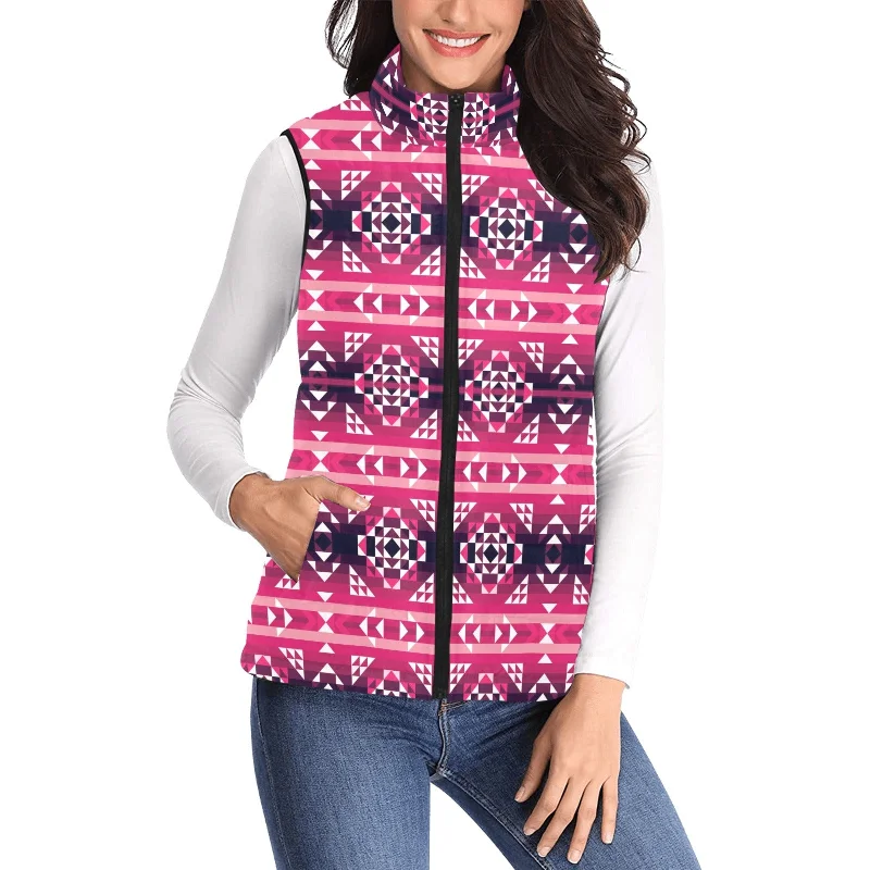 Royal Airspace Red Women's Padded Vest Jacket Snapped Jacket Toggled Jacket Drawstring Jacket Royal Airspace Red Women's Padded Vest Jacket Snapped Jacket Toggled Jacket Drawstring Jacket