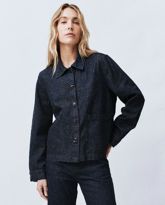 The Chore Jacket. -- Rinse Wash Zip Front Button Front Snap Front