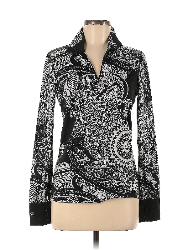 Track Jacket Notch Collar Peter Pan Collar Cowl Neck