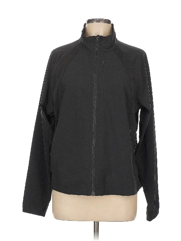Track Jacket Hooded Jacket Caped Jacket Shawl Collar Jacket