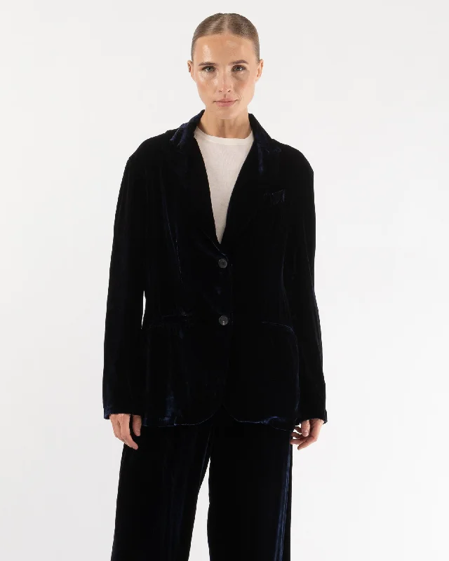 Velvet Rever Jacket Denim Fabric Leather Fabric Suede Fabric