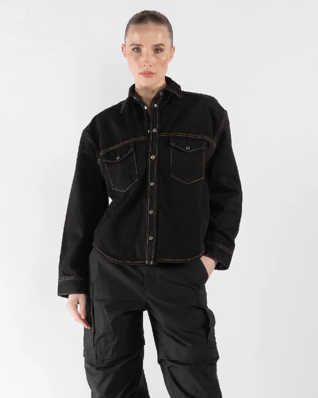 Denim Jacket Elasticated Jacket Padded Jacket Insulated Jacket