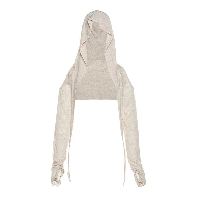 Knitted hoodie off shoulder solid long sleeve shrug top Hoodie with Lining Warm Insulated Knitted hoodie off shoulder solid long sleeve shrug top Hoodie with Lining Warm Insulated