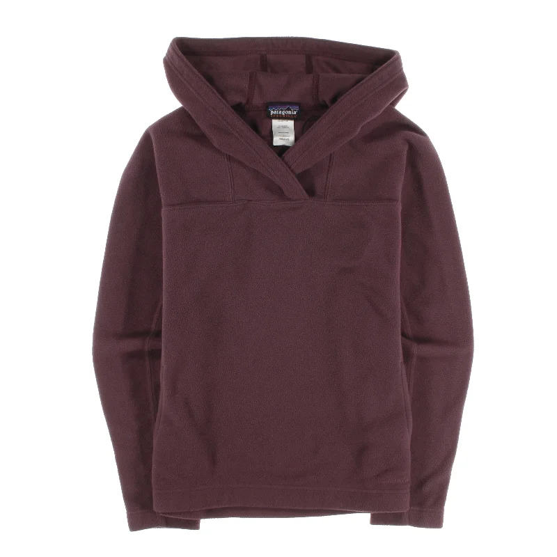 W's Micro D®-Luxe® Hoody Hoodie with Color Block Contrast Stylish