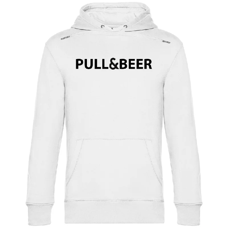 Premium Hoodie "Pull&Beer" Hoodie with Set-In Sleeves Structured Classic