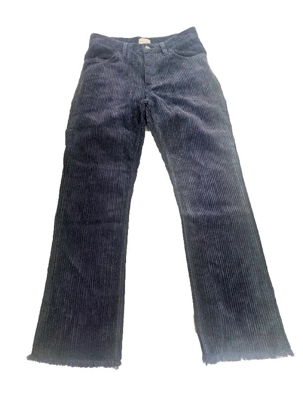 GANT Women's Deep Ocean Corduroy The Cordster Pants 4158003 Size 27/32 High-Waist Yoga Pants