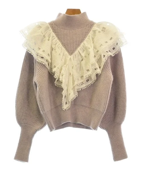 SNIDEL Sweaters Collared Crew Neck Turtle Neck