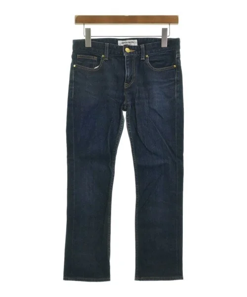 L'EFFRONTEE Jeans Elegant Raw Hem Jeans
