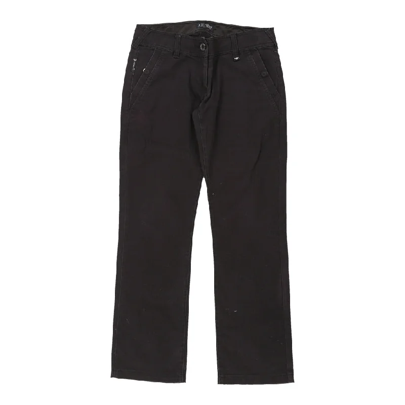 Armani Jeans - 30W UK 8 Black Cotton Chic Vintage-Inspired Denim Jeans