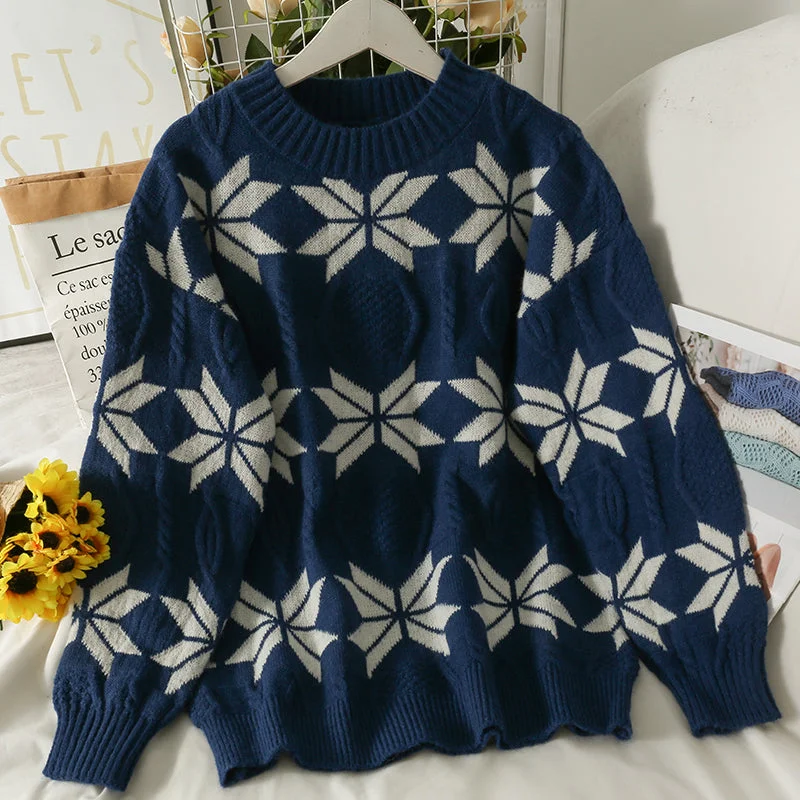 Cute round neck long sleeve sweater  1482 Glossy Satin Silk