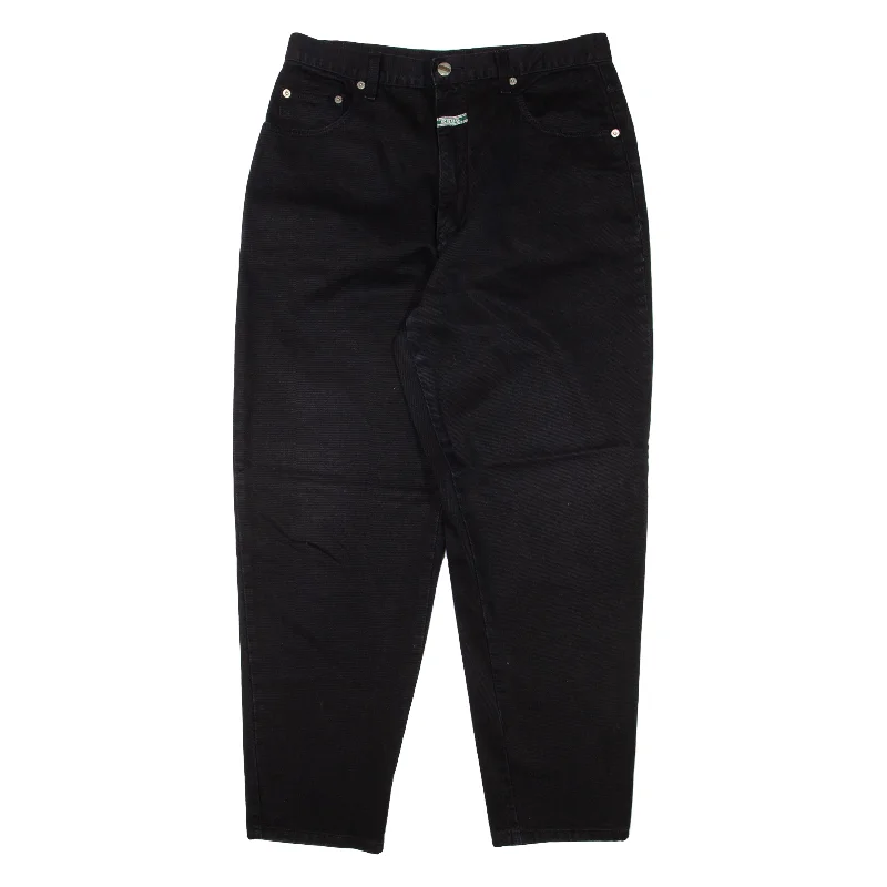 E905 Jeans Black 90s Denim Regular Mom Womens W30 L29 Trendy Bootcut High-Waisted Jeans E905 Jeans Black 90s Denim Regular Mom Womens W30 L29 Trendy Bootcut High-Waisted Jeans