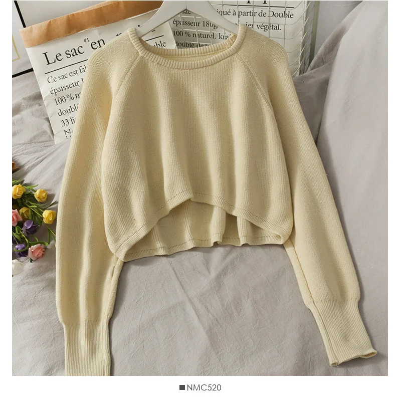 French minority front short back long Pullover Sweater women 1700 Embroidered Appliqued Beaded French minority front short back long Pullover Sweater women 1700 Embroidered Appliqued Beaded