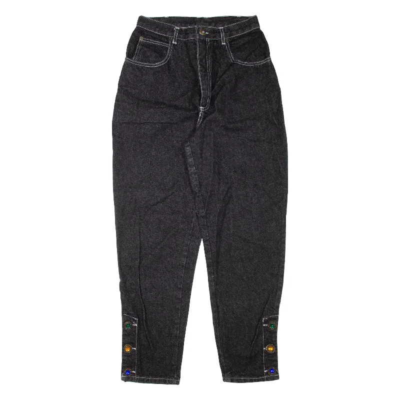 IN FASHION Jeans Grey 90s Denim Regular Mom Womens W27 L28 Fashionable Raw Hem Bootcut Jeans IN FASHION Jeans Grey 90s Denim Regular Mom Womens W27 L28 Fashionable Raw Hem Bootcut Jeans
