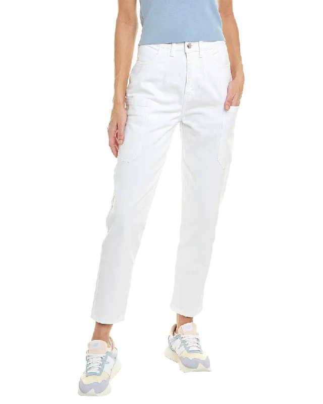 IRO White Straight Jean Fashionable Straight Fit Denim