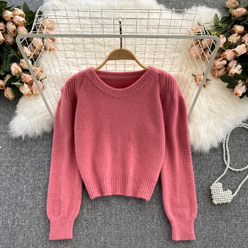 Lazy sweater female design sense  1617 Stylish Fashionable Trendy