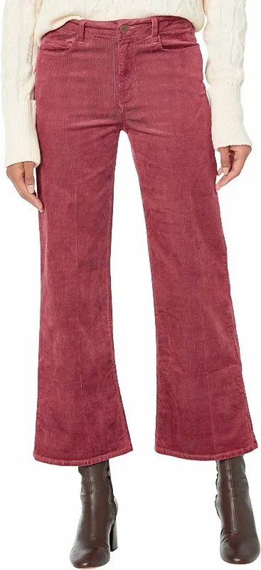 Leenah Ankle Jeans In Dusted Berry Fashionable Mom Jeans