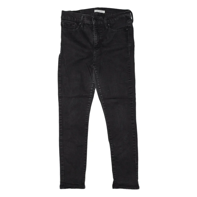 LEVI'S 311 Shaping Jeans Black Denim Slim Skinny Womens W29 L28 Chic Cropped Jeans