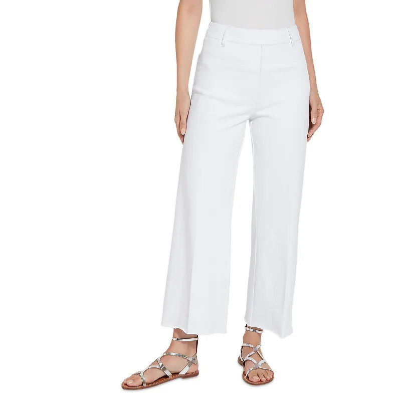 Lysse Womens High Rise Pull On Flared Jeans Trendy Skinny High-Waist Jeans