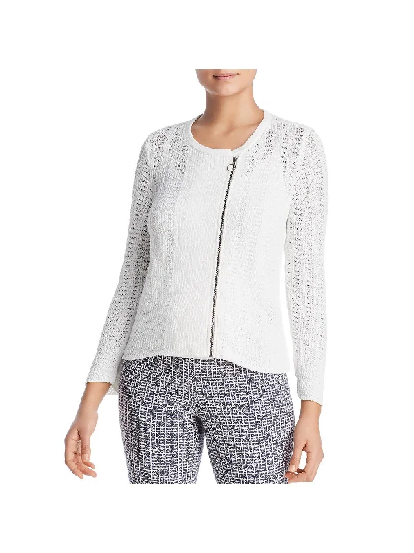 Plus Womens Asymmetrical Zipper Open Stitch Full Zip Sweater Welt Pockets Slit Pockets Flap Pockets Plus Womens Asymmetrical Zipper Open Stitch Full Zip Sweater Welt Pockets Slit Pockets Flap Pockets
