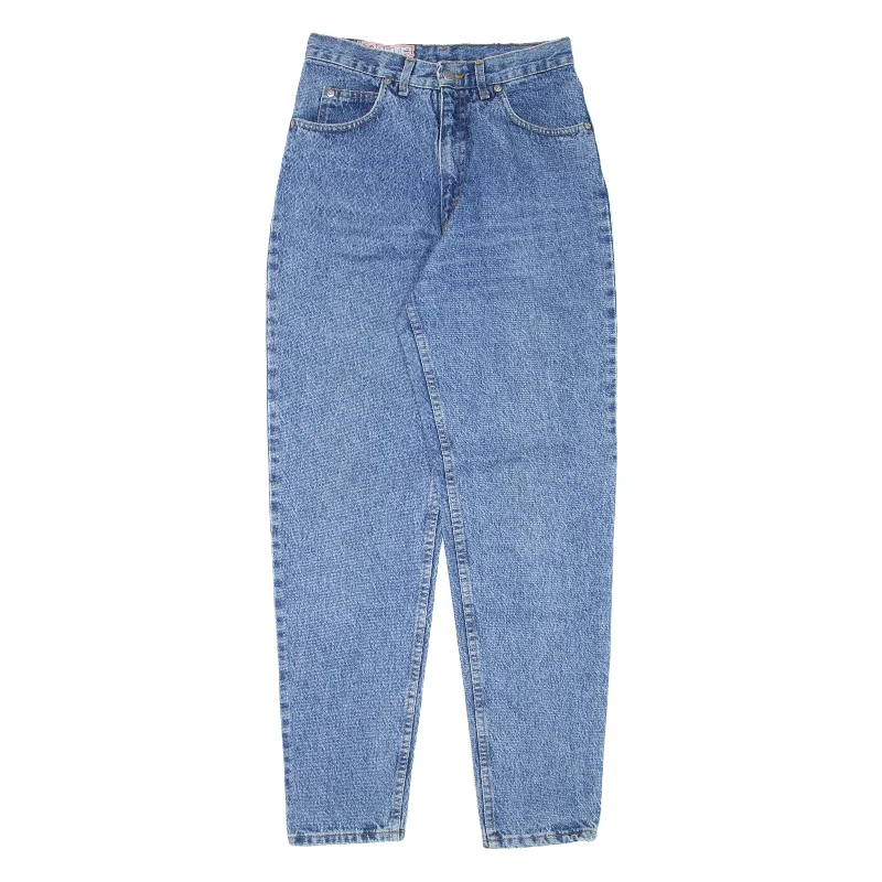 RIFLE Jeans Blue Denim Regular Mom Womens W24 L29 Stylish Relaxed Fit Skinny Jeans