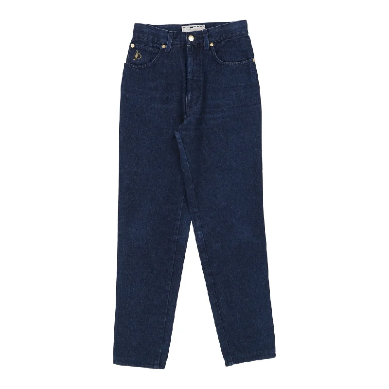 Roccobarocco Jeans - 26W UK 8 Dark Wash Cotton Trendy Plus Size Jeans
