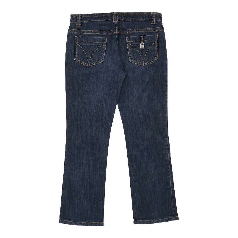 Roccobarocco Jeans - 31W UK 10 Blue Cotton Blend Casual Distressed Denim Jeans