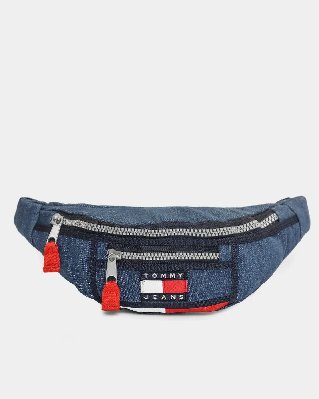 Tommy Jeans Heritage Bum Bag Denim Comfortable Folded Hem Jeans