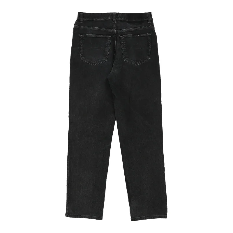 Trussardi Jeans - 30W UK 10 Black Cotton Trendy Acid Wash Skinny Jeans