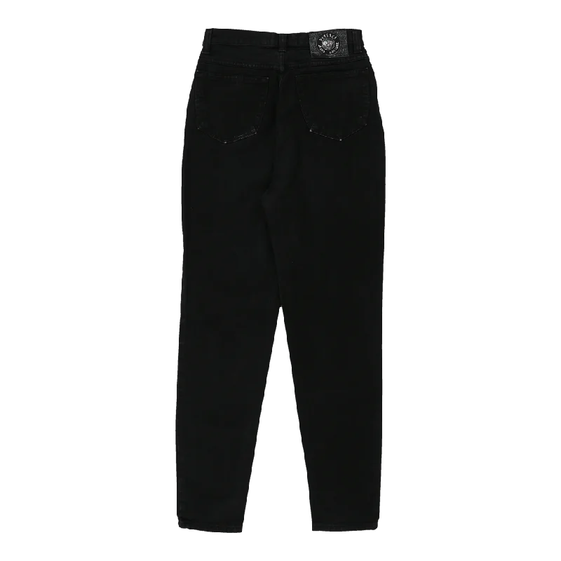 Versace Jeans Couture Jeans - 27W UK 8 Black Cotton Fashionable Straight Fit Denim