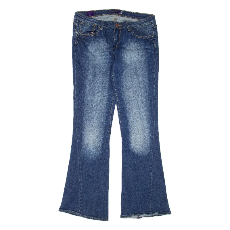 VIGOSS New York Jeans Blue Denim Regular Flared Stone Wash Womens W30 L31 Comfortable Zip-Fly Denim Jeans VIGOSS New York Jeans Blue Denim Regular Flared Stone Wash Womens W30 L31 Comfortable Zip-Fly Denim Jeans