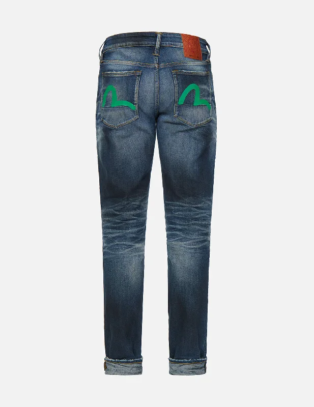 Vintage Collection Seagull Handprint Cloud Wash Carrot Fit Denim Jeans Trendy Skinny High-Waist Jeans Vintage Collection Seagull Handprint Cloud Wash Carrot Fit Denim Jeans Trendy Skinny High-Waist Jeans