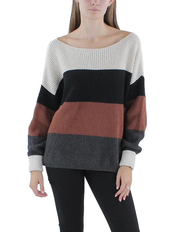 Womens Cotton Knit Pullover Sweater Long Sweater Short Sweater Cropped Sweater