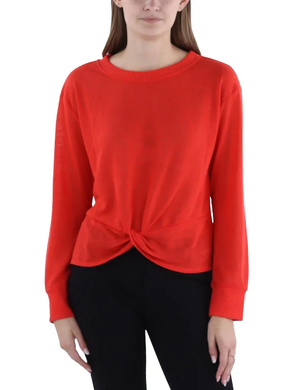 Womens Ribbed Short Pullover Sweater Lightweight Heavyweight Midweight