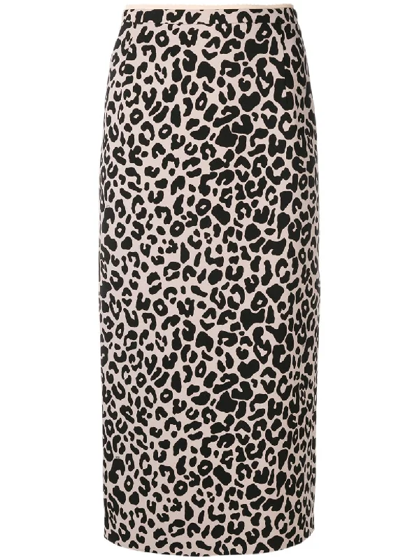 leopard print pencil skirt cashmere skirt soft