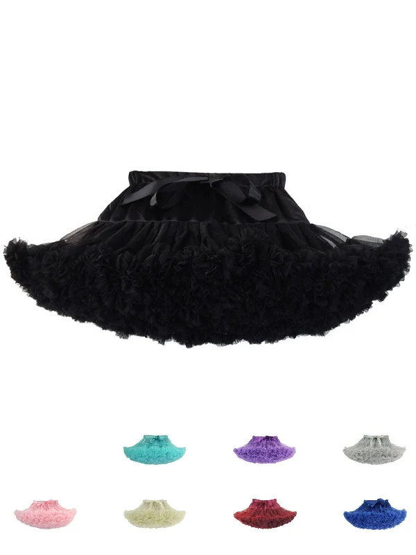 1950s Ruffles Petticoat Underskirt breathable skirt fabric