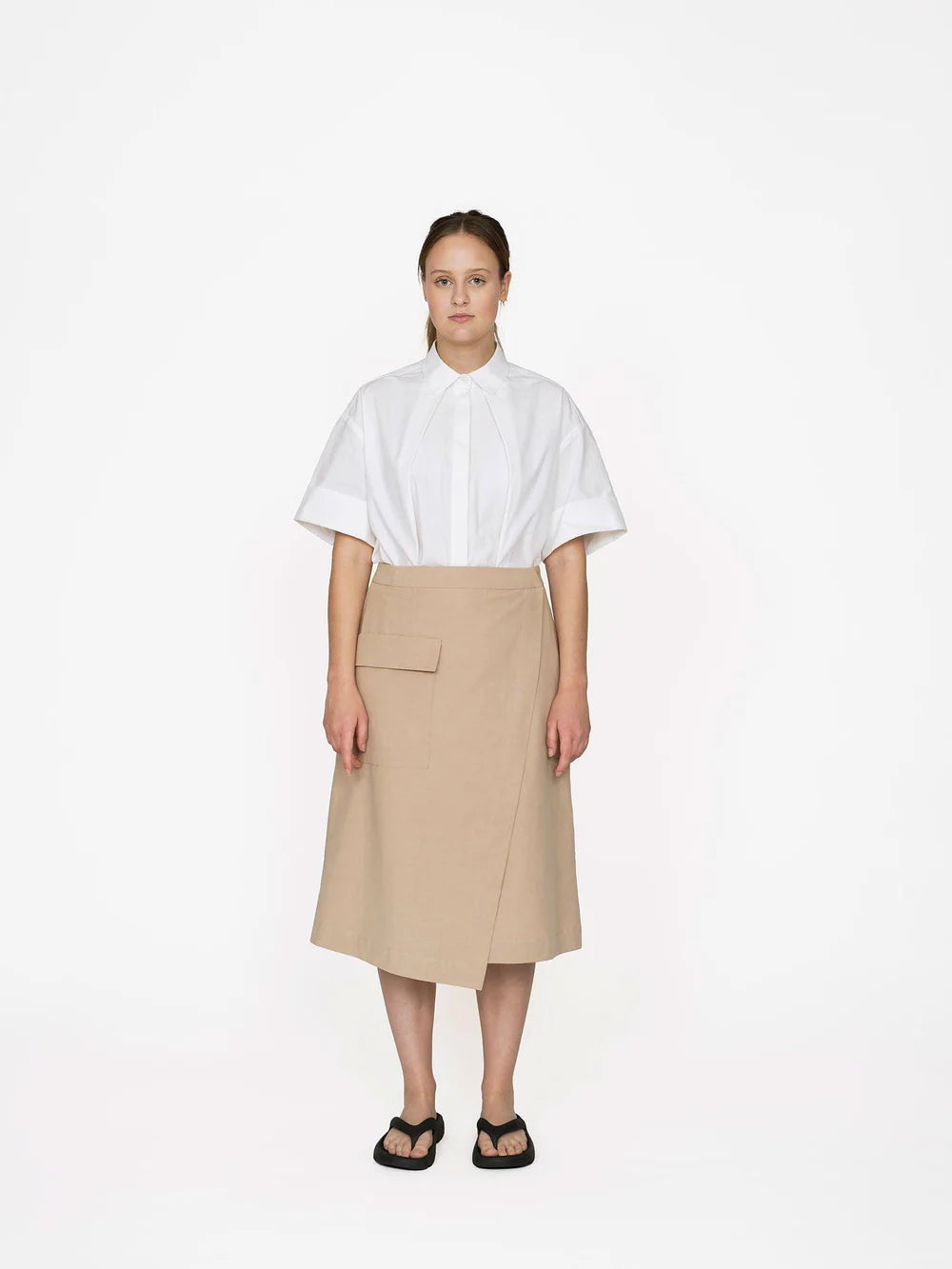 Asymmetric Midi Skirt - Sewing Patterns | The Assembly Line low waist skirt