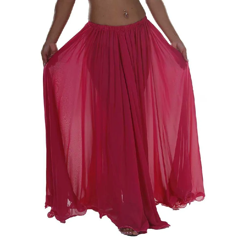 Belly Dance Chiffon Full Circular Skirt wool skirt thick
