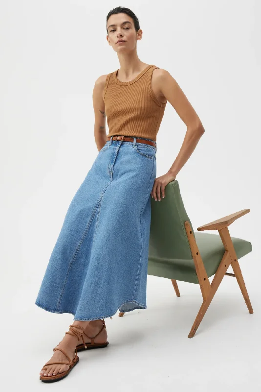 CLOVELLY DENIM SKIRT mini skirt trendy